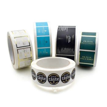 Custom Sticker Logo Food Private Label Cosmetics Jewelry Packaging Label - Hangzhou Codewel New Material Co., Ltd. - China