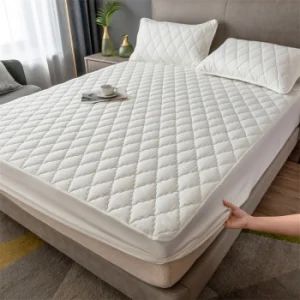 Wholesale Bed Bug Polyester Microfiber Quilted Ultrasonic Water Proof Mattress Cover Waterproof Mattress Protector - Hangzhou Winde Home Furnishing Co., Ltd. - China