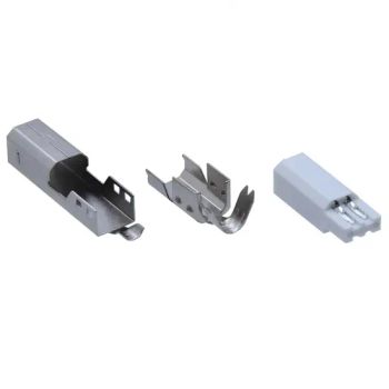 3 Piece Set USB 2.0 Type B Male Connector 4 Pin up Down Shell and Core Cfor Printer Floppy Optical Drives - Shenzhen Usbrr Precision Hardware Electronics Co., Ltd. - China