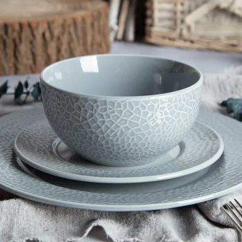 Flower Print Ceramic Plates Sets Dinnerware Vintage Vajilla Crockery Dinner Sets with Mug Floral Soup Bowl and Charge Plate - Changsha Happy Go Products Developing Co., Ltd. - China