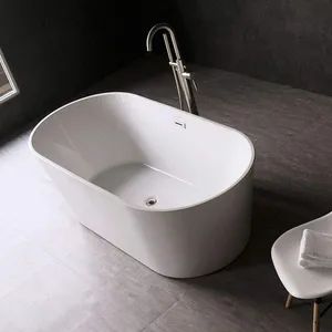 2022 Aifol Economic Hotel Bathroom Shower Freestanding Baby Bath Tub Deep Soaking Clear Resin Acrylic Bathtub - Qingdao Xinda Industrial Co., Ltd. - China