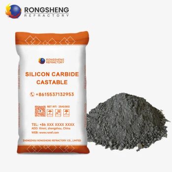High Quality Silicon Carbide Wear-Resistant Castable Cement Kiln Silicon Carbide Refractory Material Price - ZHENGZHOU RONGSHENG REFRACTORY CO., LIMITED - China