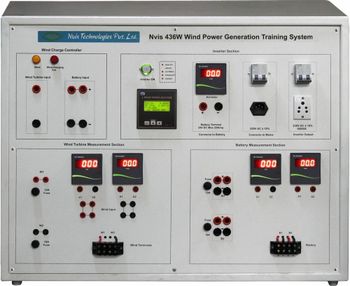 Wind Power Generation Training System, For Laboratory Energy Source Sun Usage/Application Laboratory Technology Type Solar - Nvis Technologies Private Limited - India