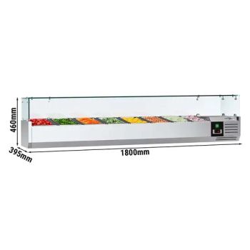 Fruit Salad Refrigeration Vrx Showcase for Restaurant Use - GGMGASTRO (QINGDAO) INTERNATIONAL CO., LTD. - China