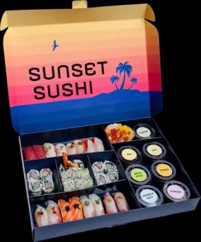 Food Paper Packaging Takeaway Meal Sushi Dessert Food Delivery Paper Box - Qingdao LAFU Packaging Technology Co., Ltd - China