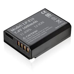 Lp-E10 1600mAh Replacement Batteries Pack for Canon EOS Rebel T3 T5 T6 T7 1300d EOS 2000d EOS 4000d Digital Camera Battery - Shenzhen Sunwind Energy Tech Co., Ltd. - China