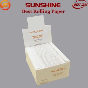 OEM Superking Size 20GSM Unbleached White Color Rolling Paper - Shenzhen Sunshine Industrial Co., Limited - China
