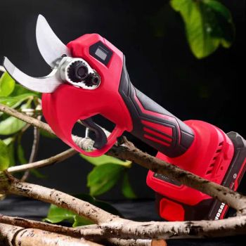 Wosai Cordless Power Pruner LCD Display Brushless Motor Pruning Shears with Rechargeable Batteries for Garden Tree Pruner Branch - Qidong Edge Tool Co., Ltd. - China