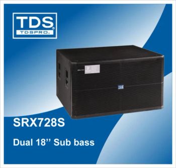 PA Audio Woofer Speaker for Large DJ Sound Systems THD <0.03% HS Code 851822000 Model NO. SRX728S Trademark TDSPRO. Dispersion (Hxv) - TDS ACOUSTIC CO., LIMITED - China