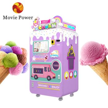 Fully Automatic Making Vending Machine with Commercial Ice Cream Machine - Guangzhou Movie Power Technology Co., Ltd - China
