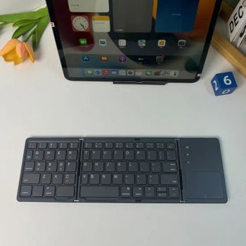 Compact Tri-Fold Bluetooth Keyboard with Touchpad, Ergonomic Scissor Switches - Dongguan Siyaji Electronic Technology Co.,Ltd - China