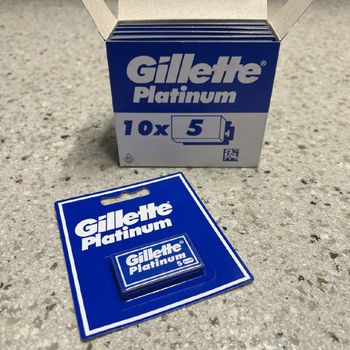 Gillette 7 O'Clock Super Platinum Black Double Edge Razor Blades - Smart Agri GmbH - Germany