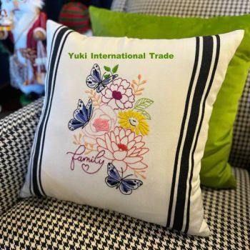 Yuki Manufacturer 16X16 Inch Pillow Cases with Zipper and Pocket - Shaoxing Yuki International Trade Co., Ltd - China