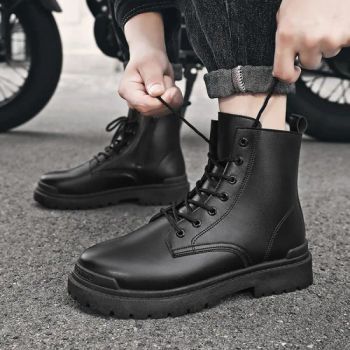Lightweight Men's British Style Classic Casual Leather Boots Men's Martin Boots - Ruian Douchuan Trading Co., Ltd - China