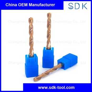 OEM Manufacturer 5xd Tungsten Carbide Drill Bits for Metal Origin China Flute 2 Flute Hardness HRC65 Model NO. 5DDB-3 HS Code - Changzhou SDK Precision Technology Co., Ltd. - China