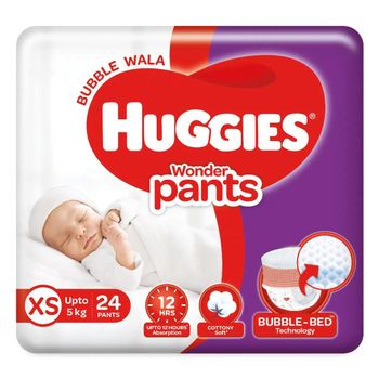 Huggies Baby Diapers Premium Soft Absorbent Leak Guard Comfortable Fit for Newborn Infant Toddler - S-SQUAD - France