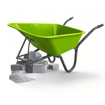 700W Lightweight Electric Trolley for Warehouse Construction Power Wheelbarrow - Qingdao Trade Peak Co., Ltd. - China