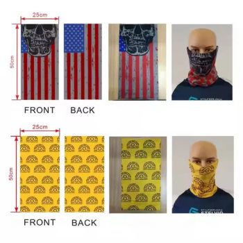 Custom Fishing Wear with Your Own Logo Neck Gaiter Sublimation Printing Neck Tube Seamless Bandana - WUHAN JARMOO FLAG CO., LTD. - China