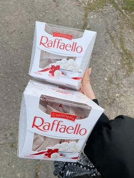 Fresh Raffaello Gourmet Coconut Almond Wafer Candy Smooth Cream Filling Excellent Quality Wholesale Price - PLANETE COMMERCE - France