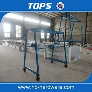 New Rotary Galvanizing Machine/Metal Coating Machinery Trademark Tops Warranty 1 Year Certification ISO Model NO. TOPS-EGN - SHIJIAZHUANG TOPS HARDWARE MANUFACTURING CO.,LTD - China