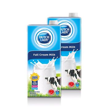 Hottest Selling 1L Dutch Lady UHT Full Cream Milk Perfect Breakfast Choice for Everyone To Be Strong and Stay Active - ZH FIRST COFFEE SDN. BHD. - Malaysia