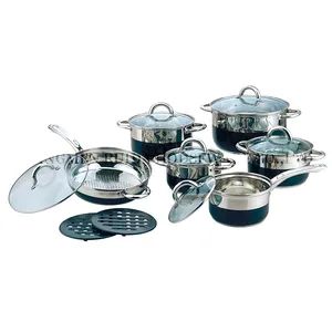 14PCS Kitchenware Cookware Sets Stainless Steel Kitchenware Non Stick Cookware Set - Jiangmen Ruida Houseware Co., Ltd. - China