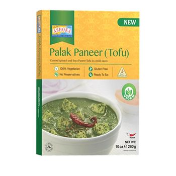 Ashoka Ready to Eat Palak Paneer (Tofu) 280gm - Smart Agri GmbH - Germany