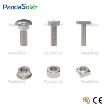 Solar Mounting Kits SUS304 Stainless Steel Bolts and Nuts Accessories Wholesale Supply - XIAMEN PANDA SOLAR TECHNOLOGY CO.,LTD. - China