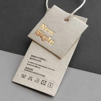 Custom Apparel Accessories Clothing Hang Tag Store Hang Card Name Tags - Chongqing Colorful Technology Co., Ltd. - China