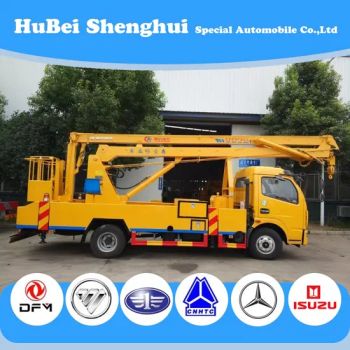 DFAC 4X2 22m 23m Telescopic Boom Aerial Work Platform High Altitude Operation Lifter Aerial Work Platform Truck - Hubei Shenghui Special Automobile Co., Ltd. - China