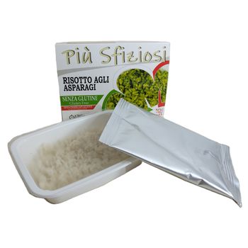 Asparagus Carnaroli Rice Top Quality Gluten free Italian Meal Istant Food Easy to Eat a few seconds microwave ready meals - DAMA SRL - Italy