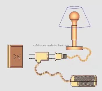 220V Max. 150W EU Us Plug Hand Sliding Control LED Ceiling Table Floor Lamp Lighting Bulb Cotrol Switch Black White Transparent and Other Color Can Customerized - FEILON ELECTRONICS CO., LIMITED - China