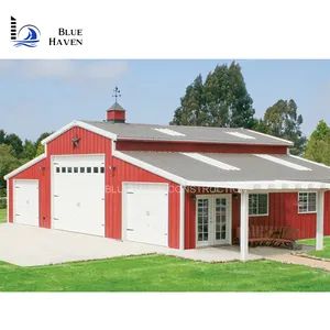 Steel Structure Storage Shed with Bright Color Steel Sheets Standard GB Origin China HS Code 9406 Rainspout PVC Pipe Trademark - Quanzhou Bluehaven Construction Co., Ltd - China