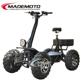 Wholesale Cheap Price Motorscooter Steel Folding Best Adult off Road 2000W 5000W Strong Power Dual Motor Wuxing off Road Used 60V Four 4 Wheel Electric Scooter - Wiztem Industry Company Limited - China