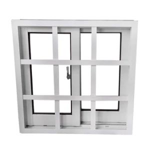 Double Glazed Aluminum Sliding Burglar Proof Windows with Anti Theft Metal Grill /Bar - Qingdao Jiaye Doors and Windows Co., Ltd. - China