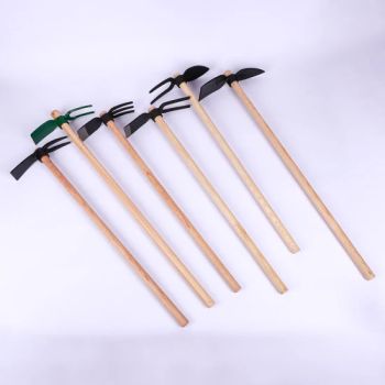 Multi Specification Outdoor Agricultural Gardening Two Toothed Fork Weeding Digging Soil Planting Vegetable Planting Flower Wooden - Lanxi Kingway International Trade Co., Ltd. - China