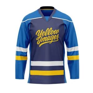 Custom Field Hockey Uniforms High Quality Sublimation Design Professional Ice Hockey Jersey - Foshan Dopoo Sportswear Co., Ltd. - China