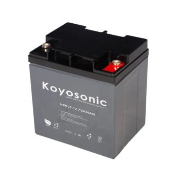 12V 26ah Gel Cell Batteries Deep Cycle Marine Battery Gel Marine Battery - Koyosonic Power Co., Ltd. - China