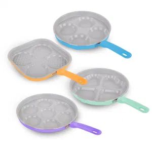 Colorful Ceramic Coating Baking Kitchenware Versatile Aluminum Baking Fry Pan Sets for Home Cooking - Hangzhou Qiyu Trading Co., Ltd. - China