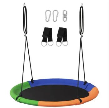 Outdoor Patio Garden Children Bird Nest Swing, Round Saucer Tree Swing - Zhangjiagang Ruiqun Leisure Articles Co.,Ltd. - China
