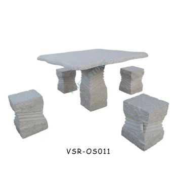 Granite G617 Outdoor Natural Stone Table Benches for Garden Decoration Factory Price - Xiamen V-seri Stone Import and Export Co., Ltd. - China