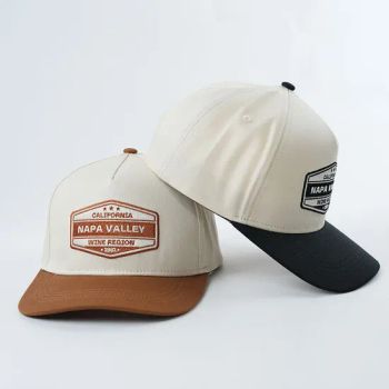 New Fashion Cotton Structured Embroidered Golf Cap 5 Panel Baseball Cap - Baoding Yukaihe Clothing Import & Export Co., Ltd. - China