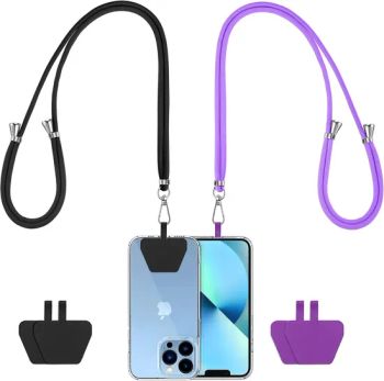Anti-Loss Universal Phone Lanyard Necklace Hanging Cord for Key Camera Wallet with Patch-Mobile Phone Straps - Guangzhou Xuancai Technology Industrial Co.,Ltd - China