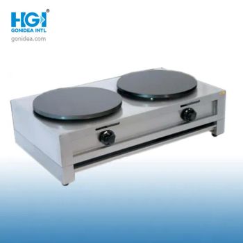 Hgi Food Processor Snack Machine Crepe Maker Machine Gas Gbg-02 - Hefei Gonidea International Trade Co., Ltd. - China