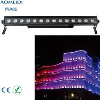 14PCS 30W LED Point Control Wall Washers Waterproof RGB 3in1 - Guangzhou Ao Mei Di Stage Lighting Equipment Co., Ltd. - China