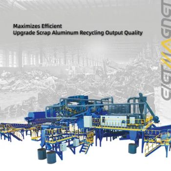 Customizable High Efficiency Aluminum Scrap Recycling Line Scrap Aluminum Cast Iron Scrap for Aluminum Scrap Recycling Machine Production Line - Fushun Ejet Magnetic Equipment Co., Ltd. - China