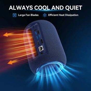 Exr1 Gaming Mini PC with Build in Dual Speakers & Mic AMD Ryzen7 8745HS 8-Core Type-C Office Computer Octa Core - GuangZhou Ronc Electronic Technology co.,LTD - China