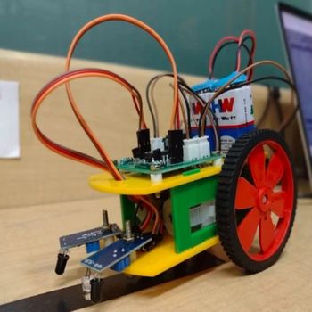 LCLFOA Robot  3 in 1 Smart Robot (Light Chaser, Line Follower, Obstacle Avoider) - Pinwheel Robotics - India