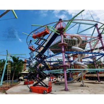 Canopy-Level Amusement Outdoor Park Playground with Rope Course - Hangzhou Hogwood Amusement Equipment Co., Ltd. - China