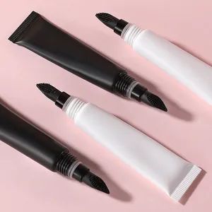 Eyebrow Setting Styling Gel Waterproof Vegan Fiber Clear Cosmetics Styling Brow Gel with Brush Eyebrow Gel - Shenzhen Huazhong Sun May Technology Co., Ltd - China